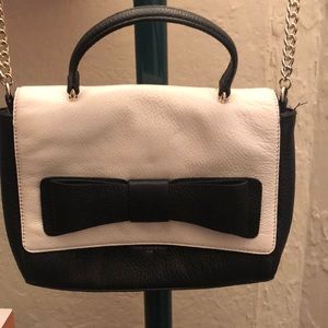 Black and white Karl lagerfeld crossbody